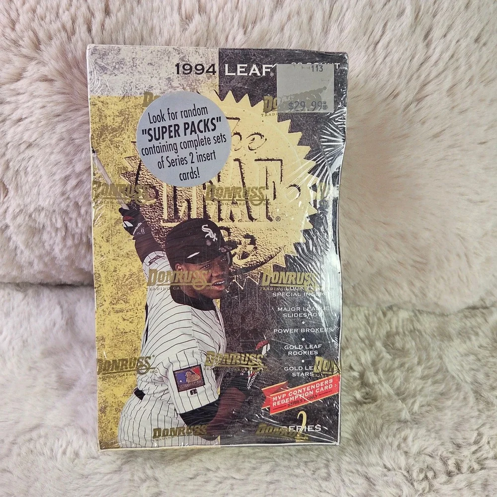 1994 Donruss Leaf Series 2 Baseball Hobby Box Factory Sealed Unopened Vintage